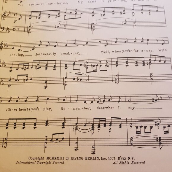 Vintage 1923 Sheet Music: Duncan Sisters "Topsy And Eva" By Irving Berlin - Picture 3 of 3